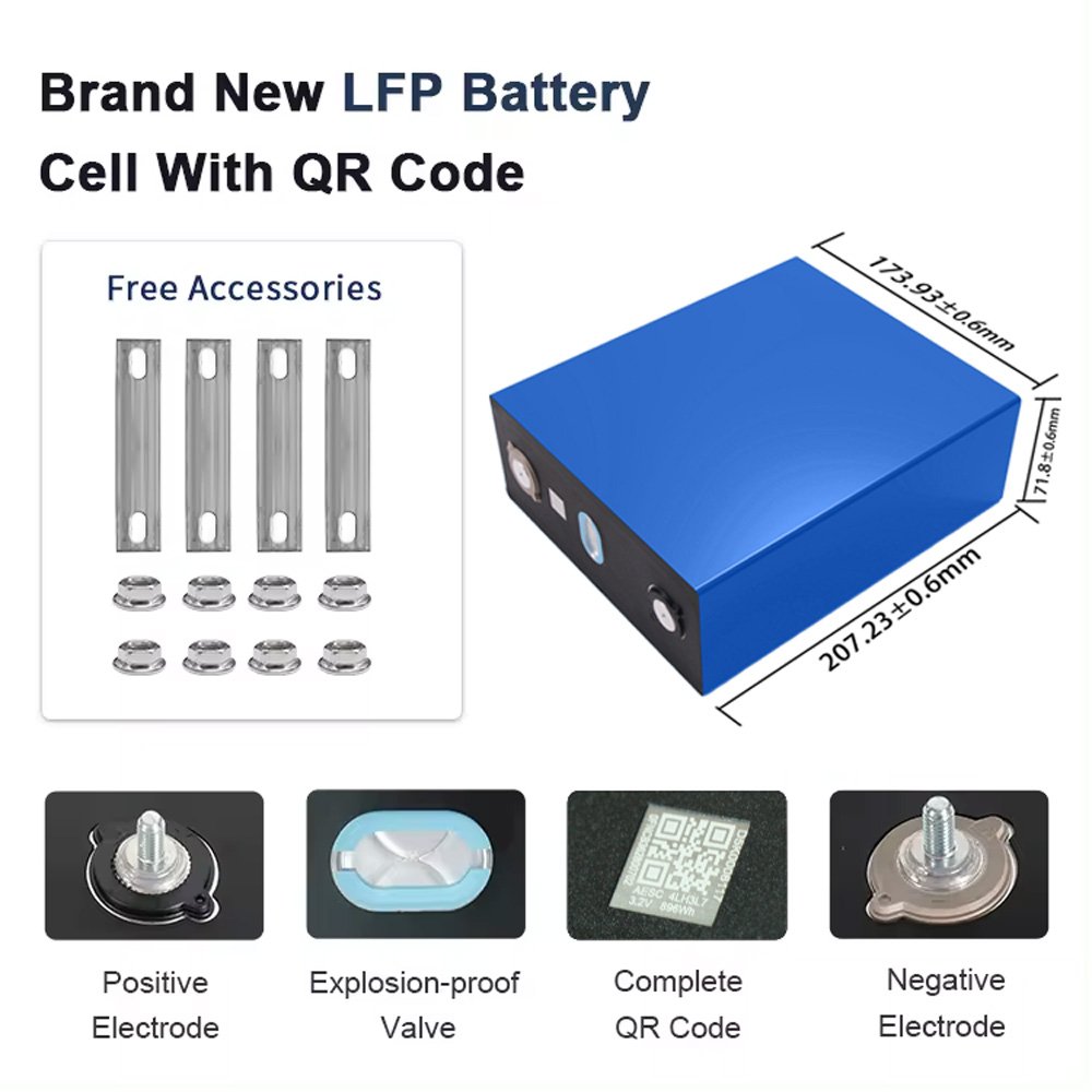 Grade A 10000 Cycle 315ah 305ah 280ah Envision AESC Battery Lifepo4 Prismatic Cell 3.2V Solar Lithium Ion batteries