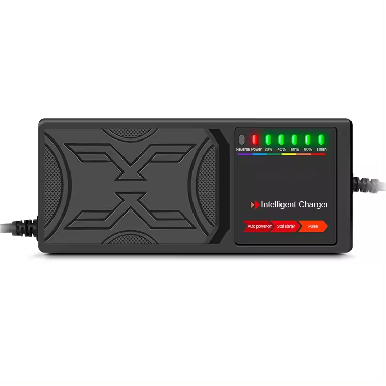Latest 48V 60V 20AH ebike charger electric motorcycle battery lead acid battery charger
