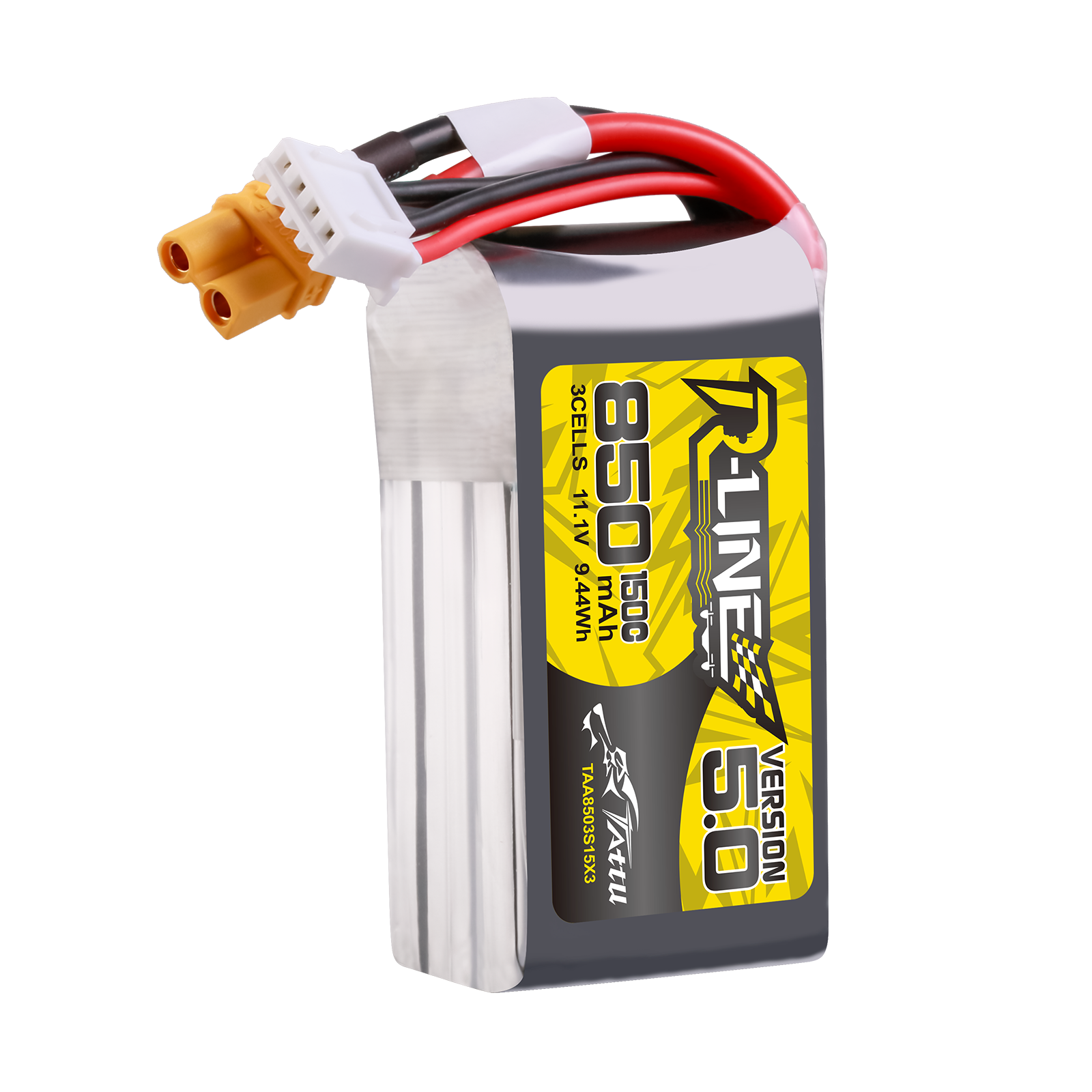 Tattu R-Line Version 5.0 High Rate 850mAh 150C XT30 Plug FPV Racing Drone RC Quadcopter 4S 11.1V 14.8V Lipo Drones Accessories