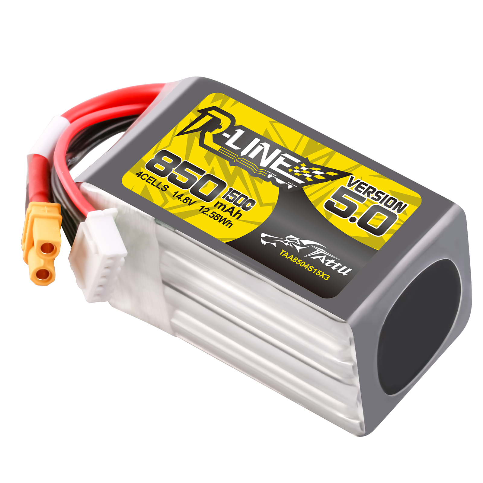 Tattu R-Line Version 5.0 High Rate 850mAh 150C XT30 Plug FPV Racing Drone RC Quadcopter 4S 11.1V 14.8V Lipo Drones Accessories