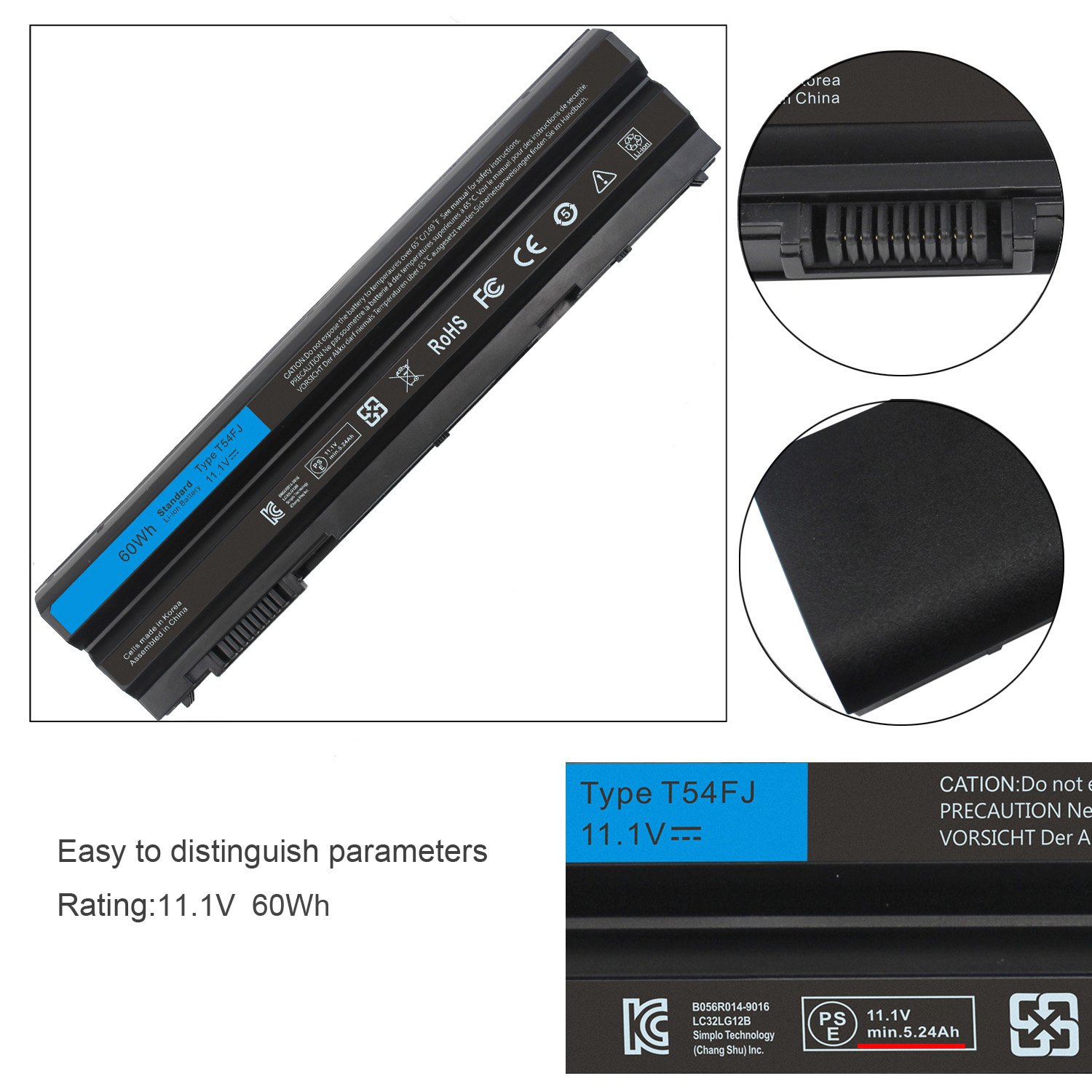 Factory direct sales of Laptop rechargeable batteries