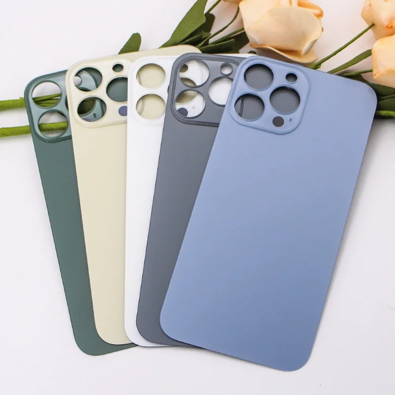 Back Rear Replacement for iPhone 8P X XR 11 Pro Max 12 13 14 15PM Back Glass Battery Cover Camera Big Hole Wide Large Rear Door