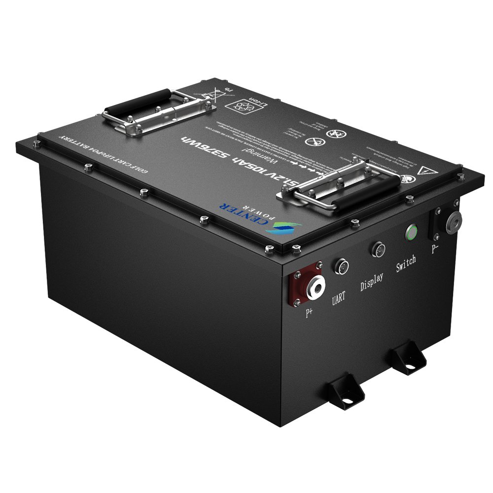 Center Power 300AMP discharge 51.1V 105ah golf cart batteries for club car 48 volt with charger