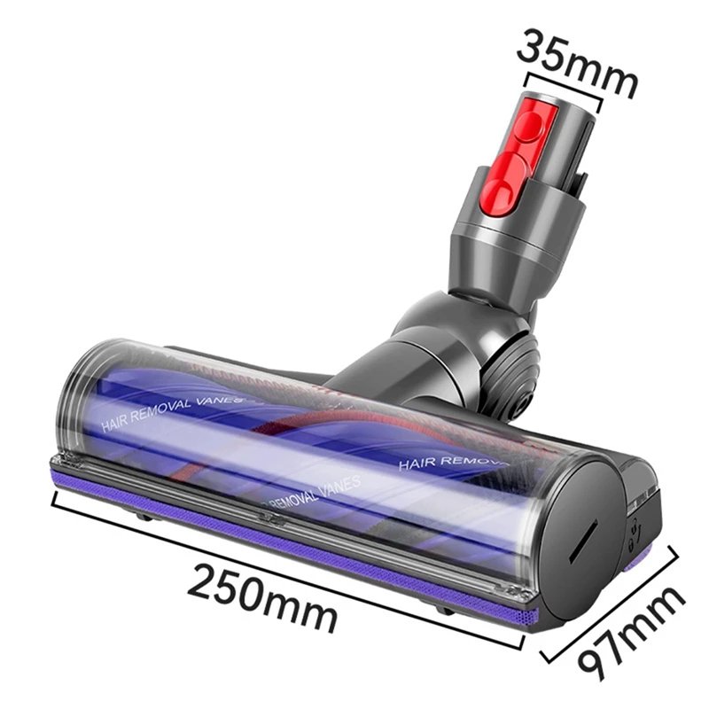 Motorized Floor Brush Head Brush Replacement For Dysons V6 V7 V8 V10 V11 V15 Vacuum Cleaner Parts Accessories