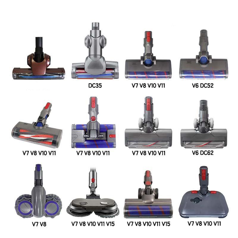 Motorized Floor Brush Head Brush Replacement For Dysons V6 V7 V8 V10 V11 V15 Vacuum Cleaner Parts Accessories