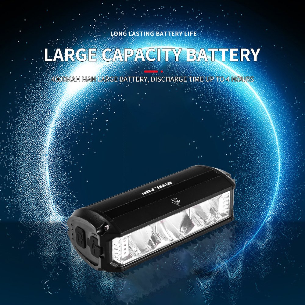 2024 New high bright 900-2600 lumen outdoor bicycle accessories light rechargeable waterproof night cycling front light