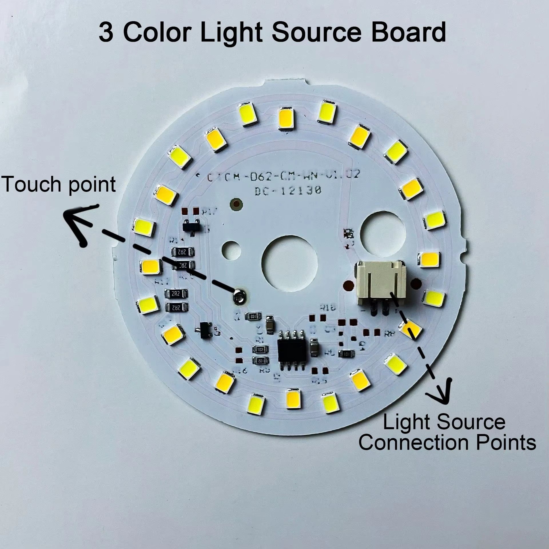 Table lamp USB rechargeable led touch switch dimmable desk lamp complete set of light source accessories