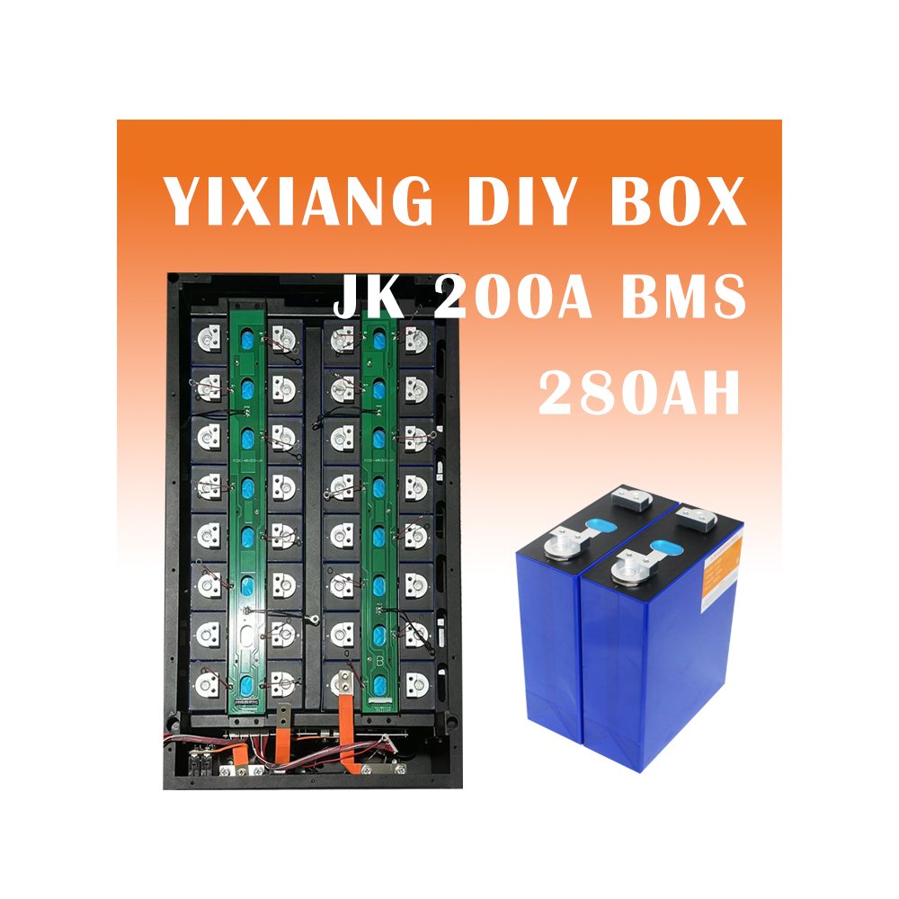 YIXIANG New Lifepo4 Battery 48 280AH Lithium Batteries box With JK BMS Lithium Battery Pack for solar system DIY Kit