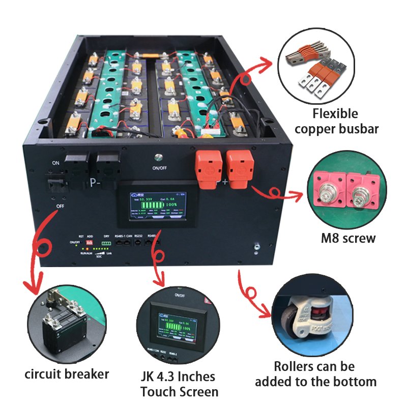 YIXIANG New Lifepo4 Battery 48 280AH Lithium Batteries box With JK BMS Lithium Battery Pack for solar system DIY Kit