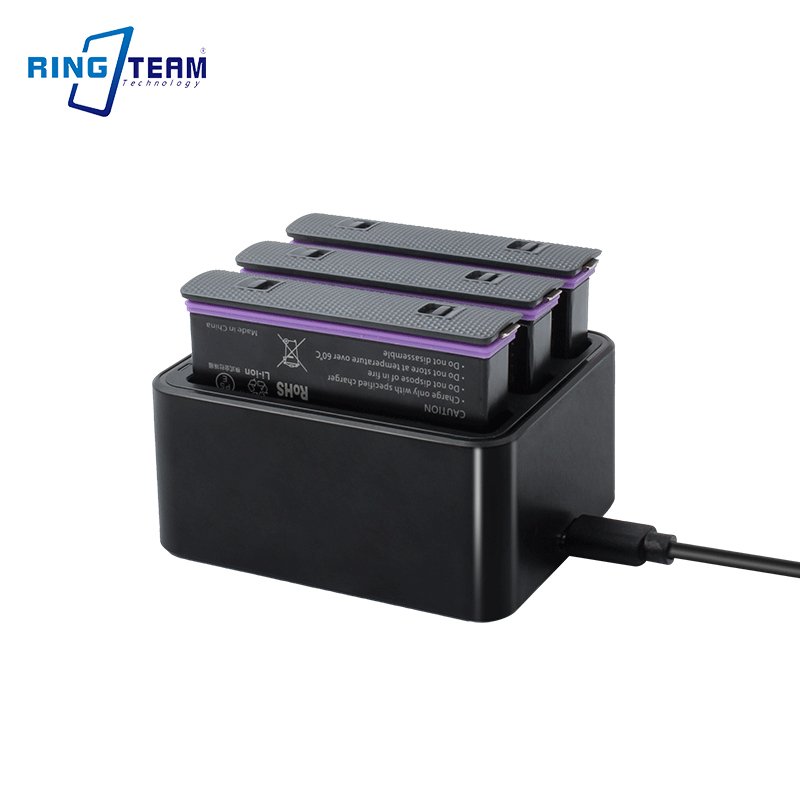 Factory Price Fast Charge Three-channel Insta360 X4 Battery Charger for Insta360 X4 Camera Hub Charger