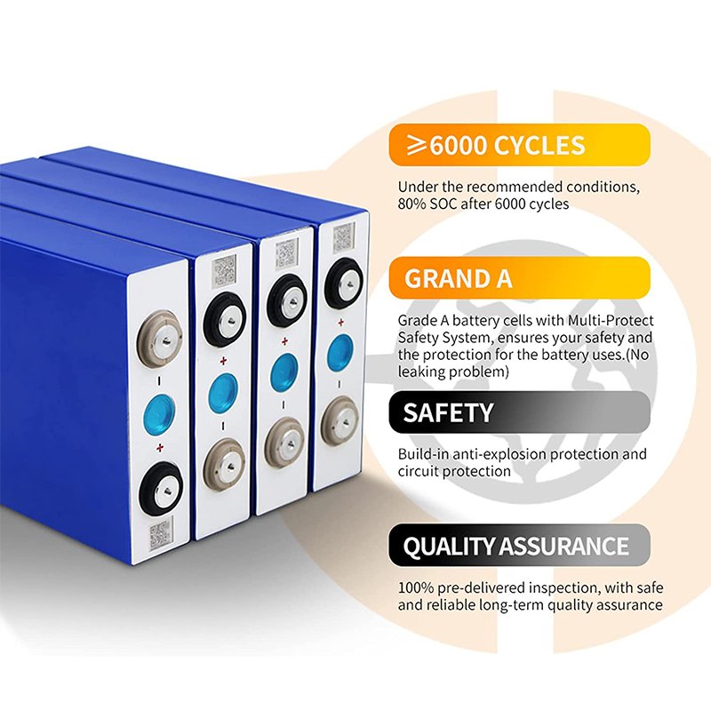 Wholesale Rechargeable Prismatic Lithium LiFePO4 Battery Cell For EV Car