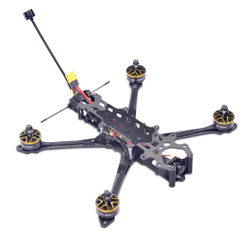 HAOYE RC 7 Inch FPV Drone Fast Shipping Portable 7-Inch FPV Drone with Quick Assembly with Low Latency HD Image Transmission