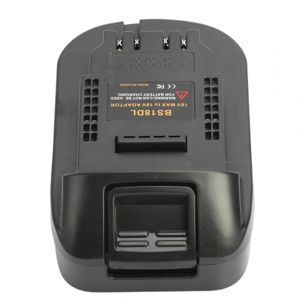 BS18DL Battery Adapter converts for Bosch 18V Lithium Battery to for Dewalt 18V/20V Lithium Battery DCB184/DCB181/DCB182/DCB200/