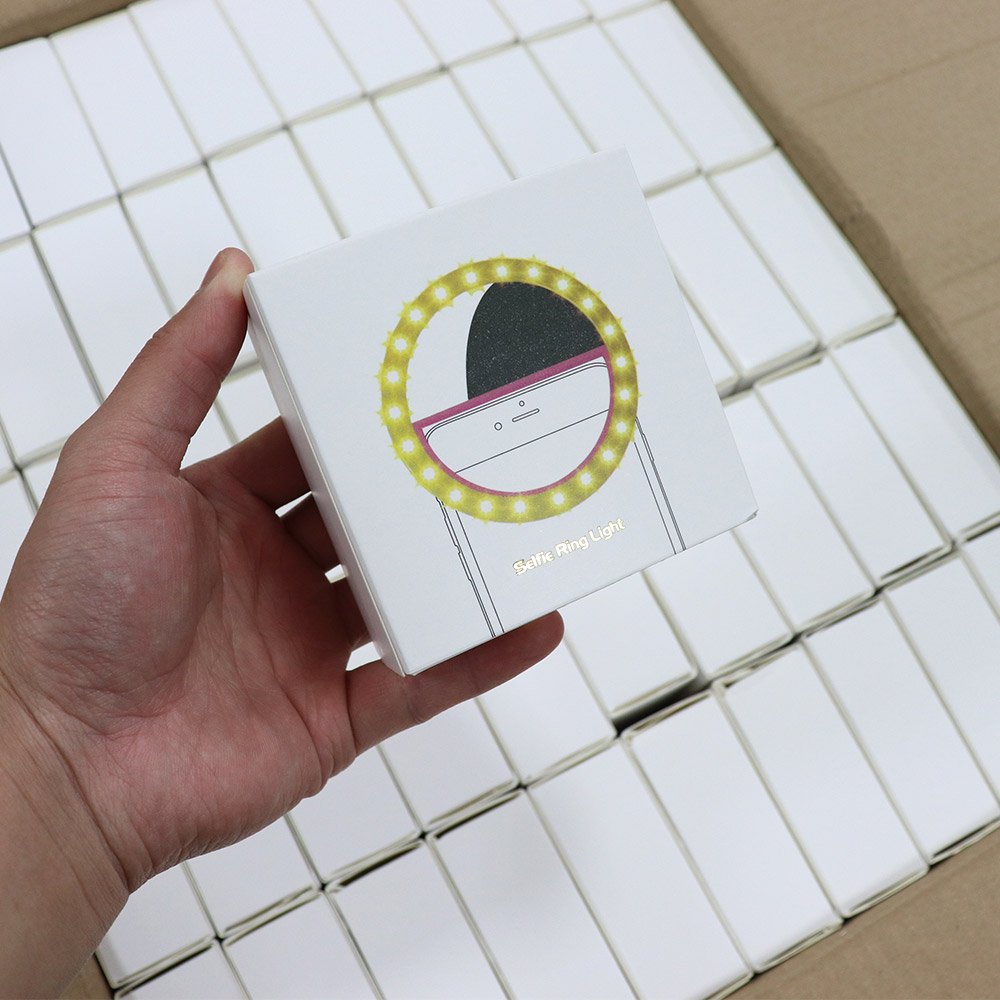 Factory Wholesale RK12 36 LED USB Rechargeable Selfie Ring Light for Mobile Phones Premium Mobile Phone Accessory