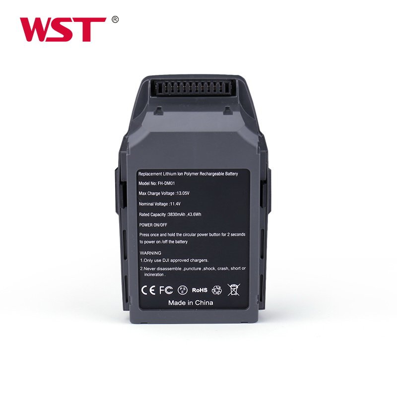 WST Drone battery flight battery 11.4V 3830mAh 43.6Wh li-polymer mini replacement original drone battery packs for dji mavic pro