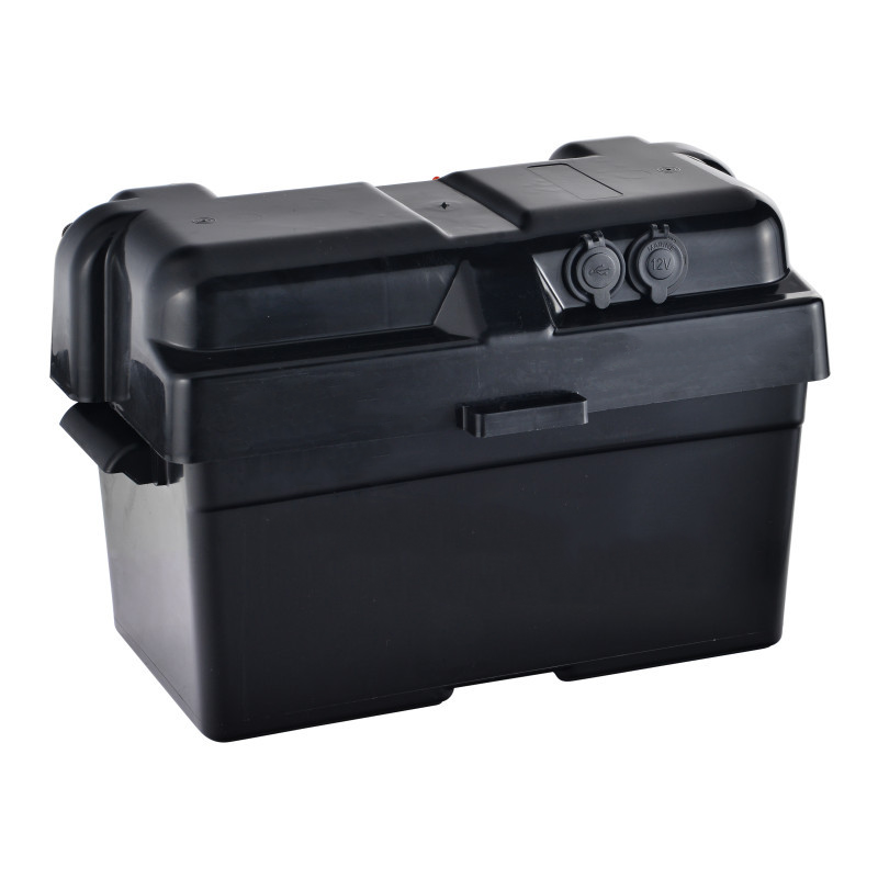 Camping Marine Plastic Camping Battery Box with Power Accessories for Most 100Ah lithium Battery