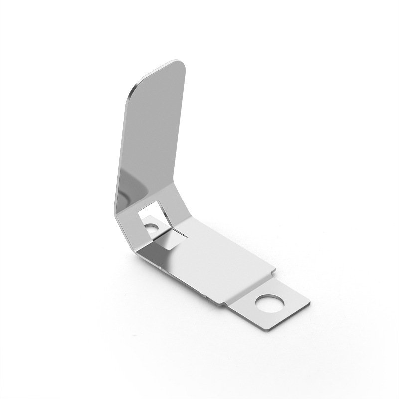 Wholesale Custom Nickel Plated Spring Steel Cr2 Cr123a Smt Battery Contacts Battery Clips Trapezoidal