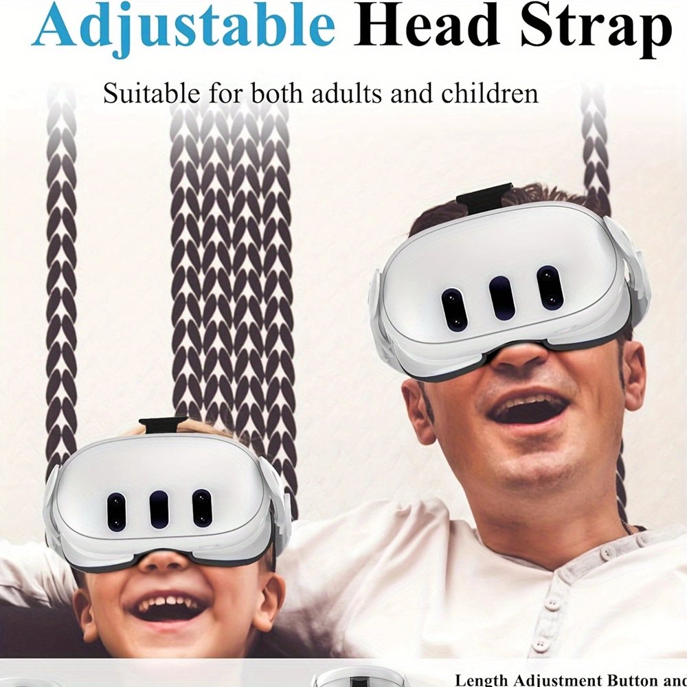 10000mAh Battery Strap For Meta Quest 3/3S Superior Comfort Wearing VR Accessories Battery Head Strap For Oculus Quest 3