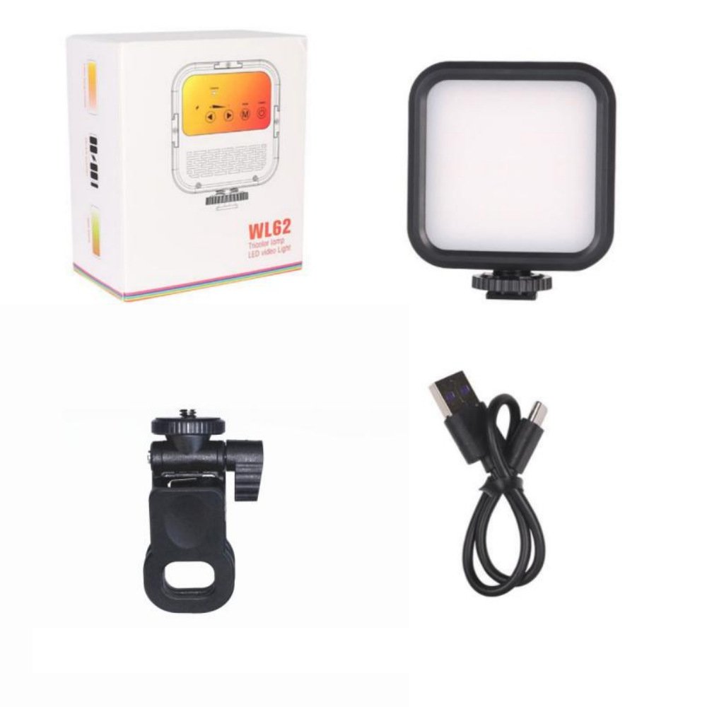 Mobile Filming Accessories Camera LED Compact Square 3200K 5600K 7W Compact Light for Iphone Gopro Youtube Live Streaming Lamp