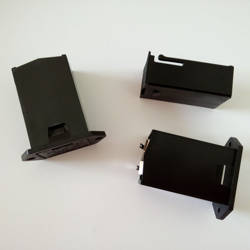 9V panel mounted Drawer type battery holder with cover for Guitar & bass 9V PP3 battery holder box
