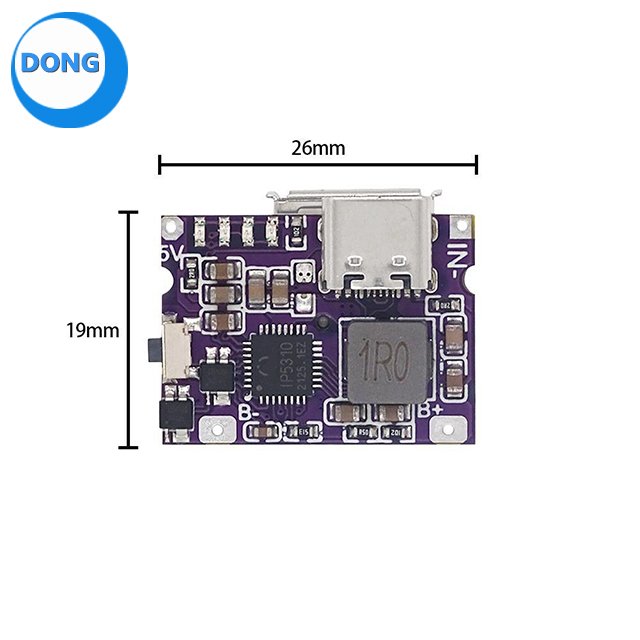 Type-C USB 5V 3.1A Boost Converter Step-Up Power Module IP5310 Mobile Power Bank Accessories With Switch LED Indicator 5 to 4.2V