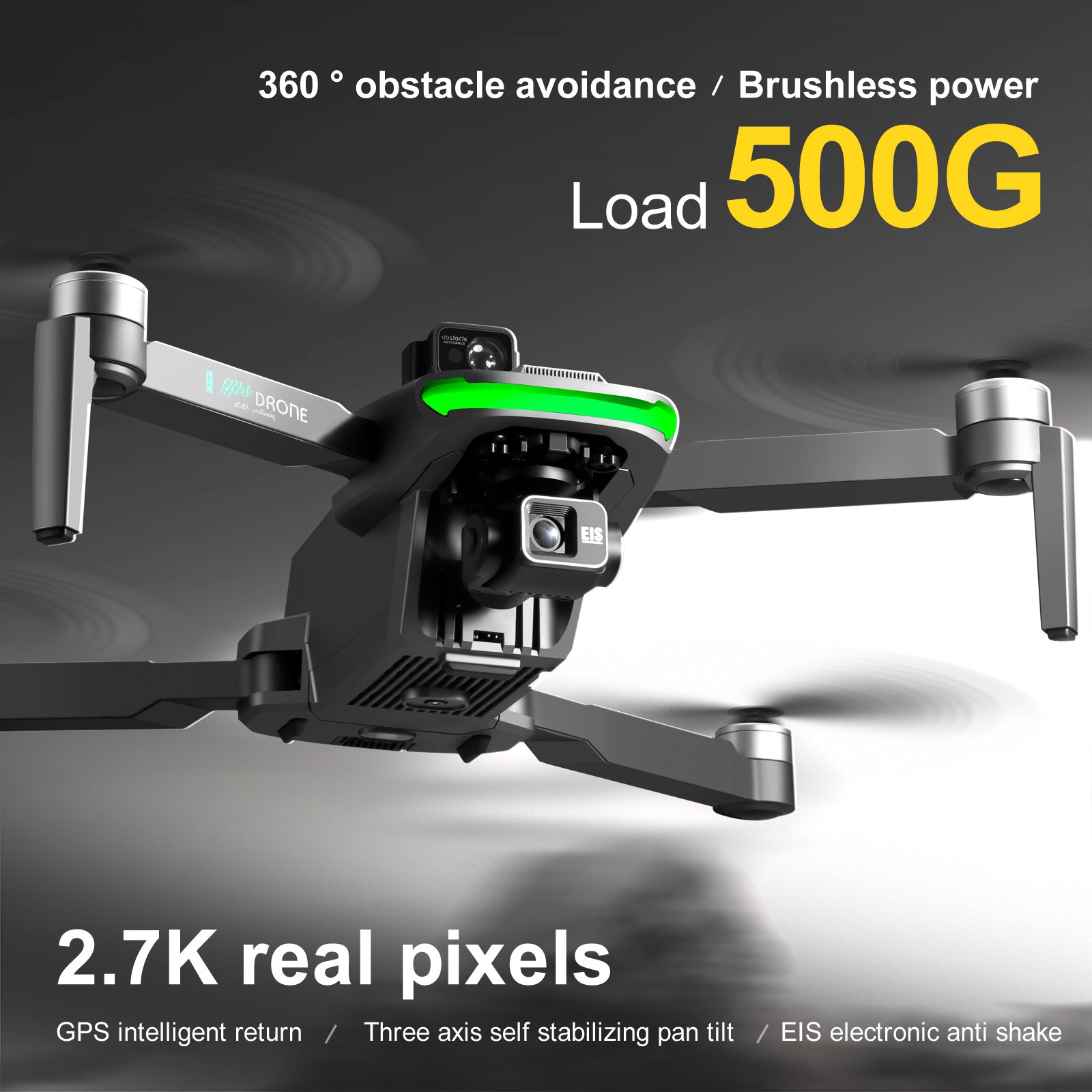 S155 3 axis gimbal gps drone positional 5g wifi image transmission photography drone with 2.7k camera obstacle avoidance dron