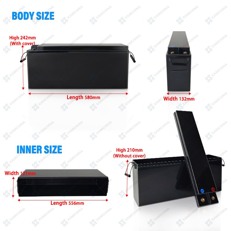 12V 24V 32650 18650 ABS plastic battery holder case lifepo4 empty battery box battery accessories