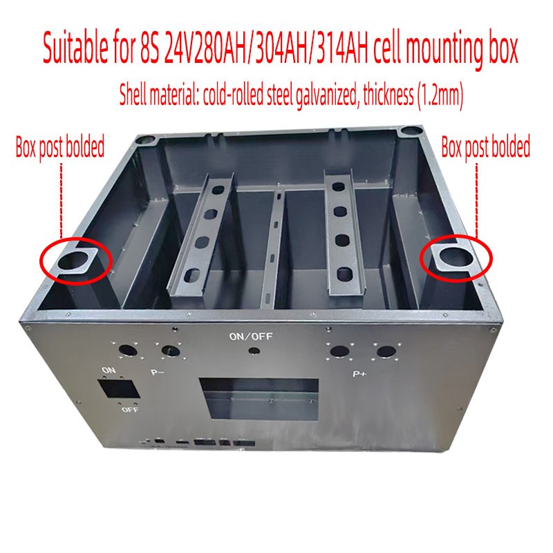 chaoqishuai10kw 15kwh 48V 230Ah 280Ah Lifepo4 Battery Case with 16S 200A BMS Metal Battery Accessories battery box lifepo4