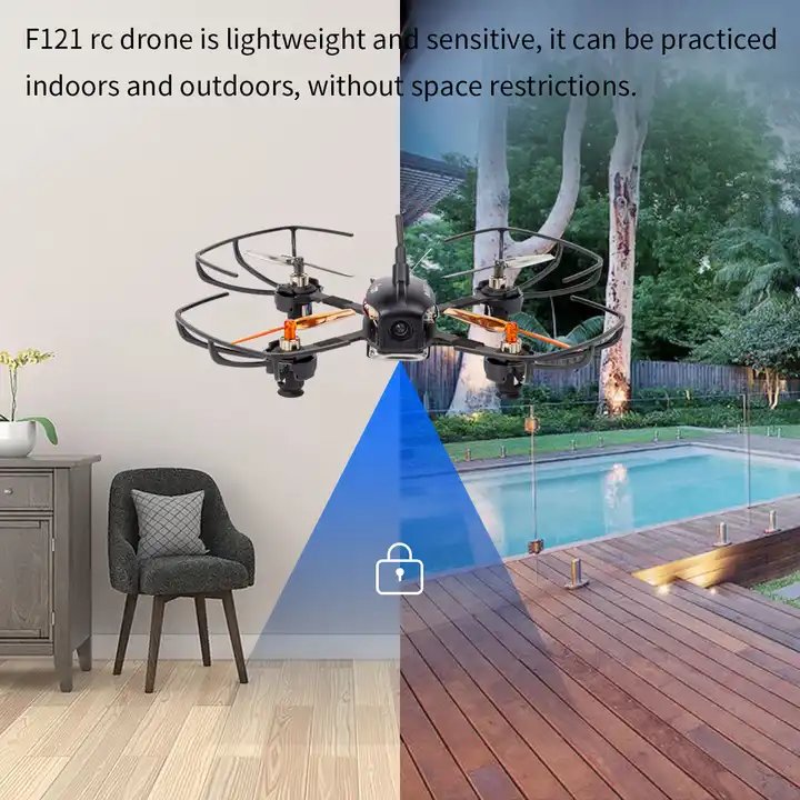 Radiolink RTF racing drone combo F121 Remote Control with Transmitter T8S FPV Micro RC Drone F121 for Education Training UAV