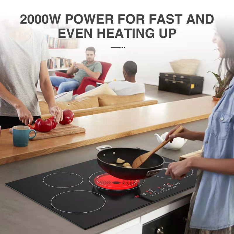 Stove Induction zogift hot selling Burner Electric Ceramic Cooker Double Oven Household High Power Stainless Steel Cookware home
