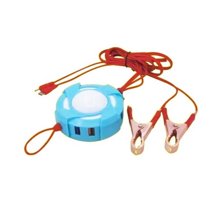 DC12V to AC220V phone charger Dc battery charger 12v to usb charger with led light 8usb output