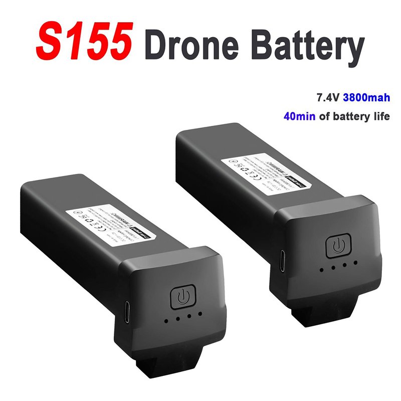 Drone Accessories Parts Mini S155 Drone Battery 7.4 V 2000Mha For Fpv Drone