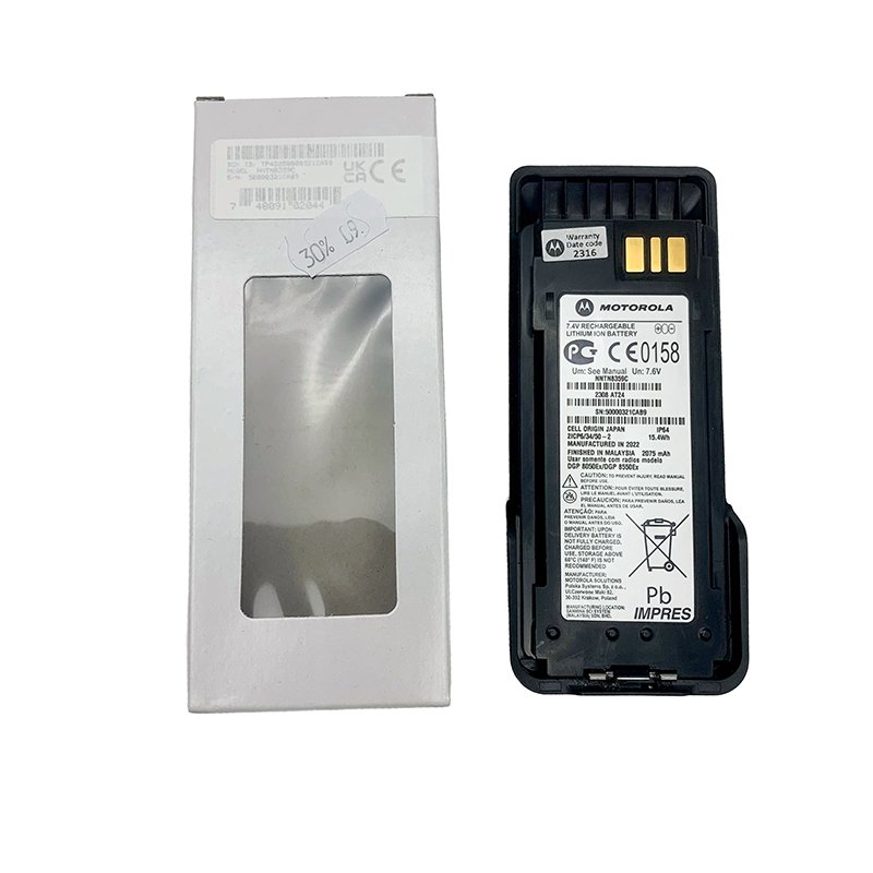 NNTN8359C walkie talkie replacement accessories IMPRES 2075 mAh Li-Ion ATEX Battery for motorola DP4801EX