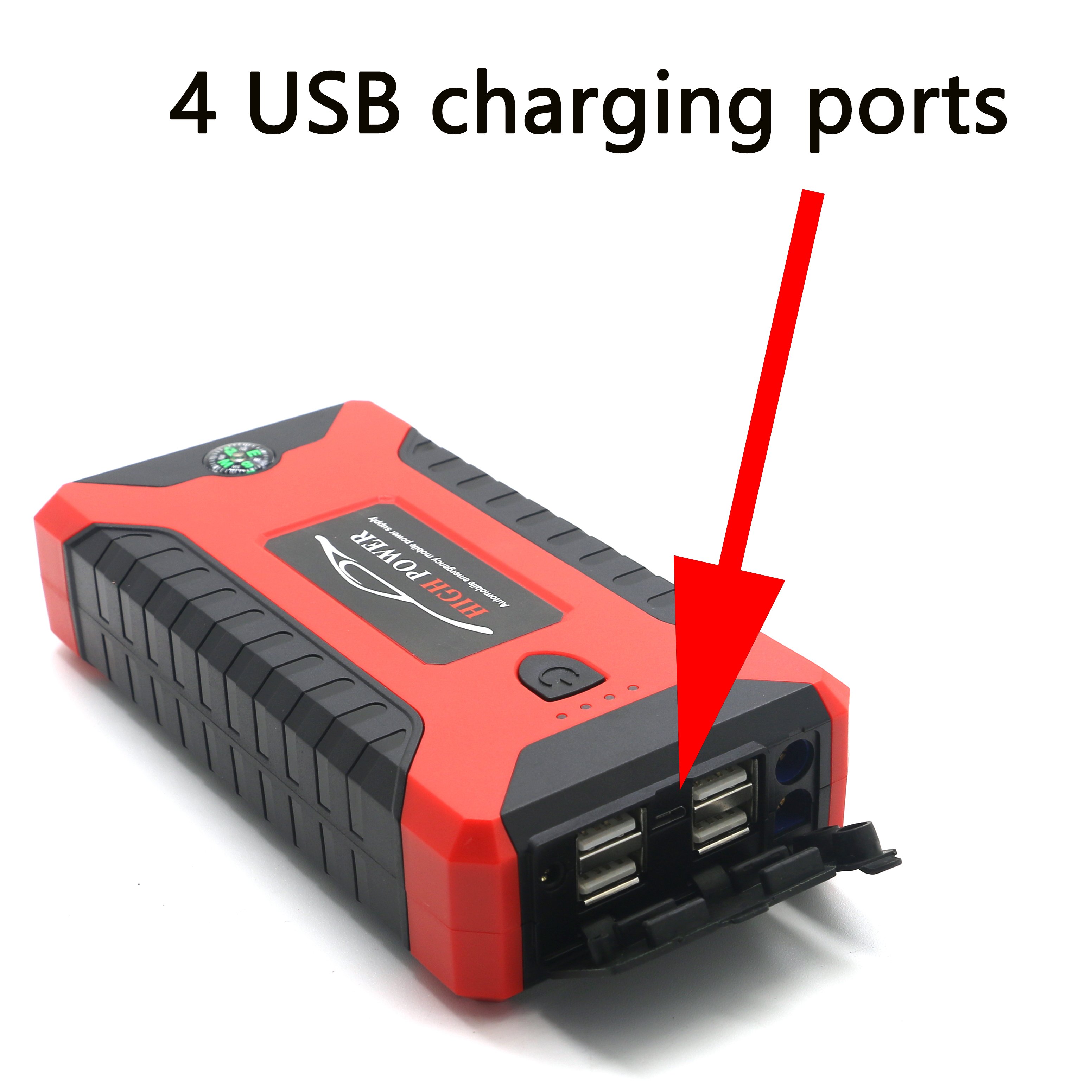 Hot Sale 12V Multi-function Portable Automobile Emergency Lithium Battery Car Jump Starter