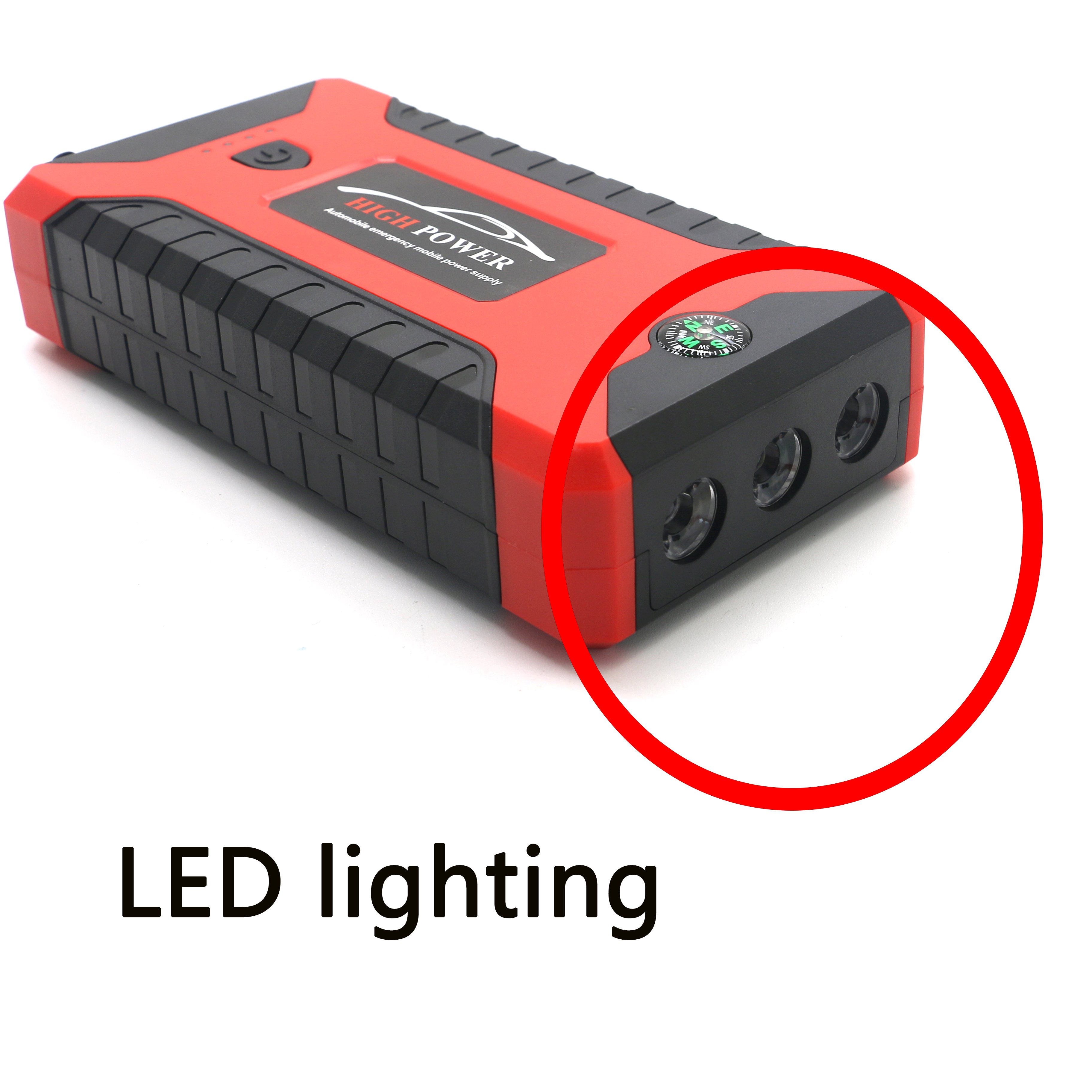 Hot Sale 12V Multi-function Portable Automobile Emergency Lithium Battery Car Jump Starter