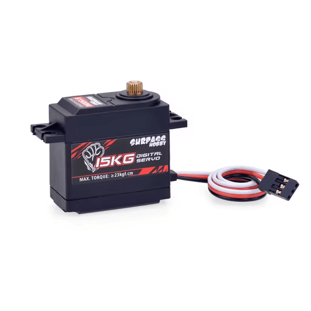Surpass hobby Digital 15KG Metal Gear Servo 1/10 1/8 High-Speed RC Car Aircraft Boat Robot RC Plane Airplane Glider Accessories