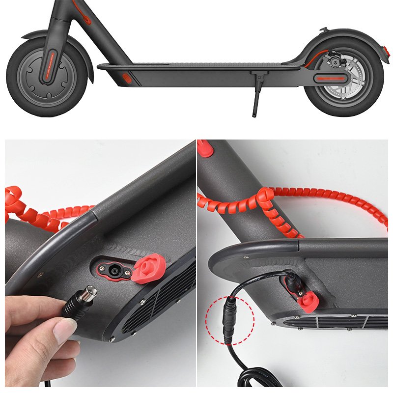 New Design Certificated Electric Scooters Charger 42V 2A for Scooter Motorcycle E-bike Parts Accessories Lithium Battery Charger