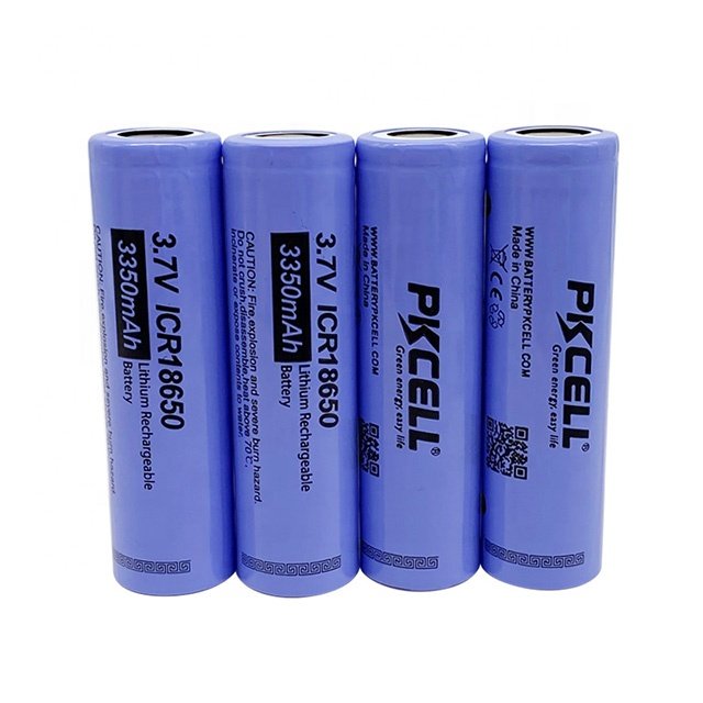 US CE certified 18650 lithium battery 3350mah large capacity 3.7V rechargeable battery