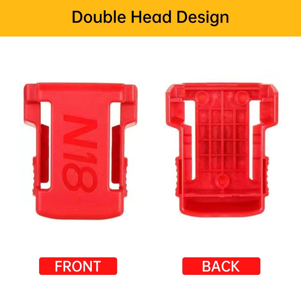 Battery Storage Mount Stand Holder Belt Buckle Battery Protection Cover For Milwaukee 18V Battery M 18S Rack Fixing Devices