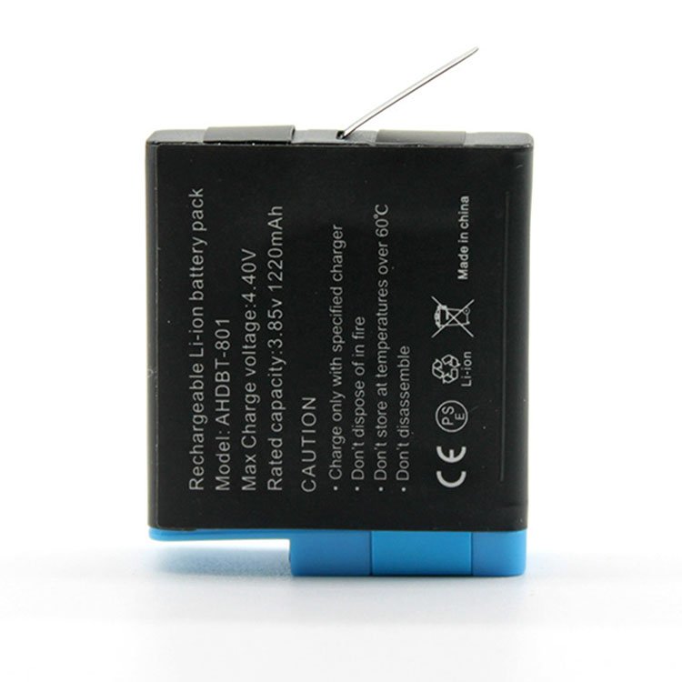 YEAH 1220mAh Rechargeable Go Pro Battery for Gopro Hero 8 7 6 5 Black Action Sports Video Camera Accessories