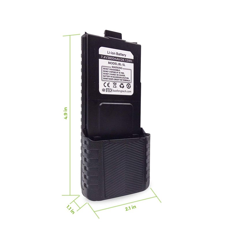 Original Baofeng Long 3800mAh Li-ion Extended Battery baofeng uv5r battery for BAOFENG UV-5R UV-5RA UV-5RE
