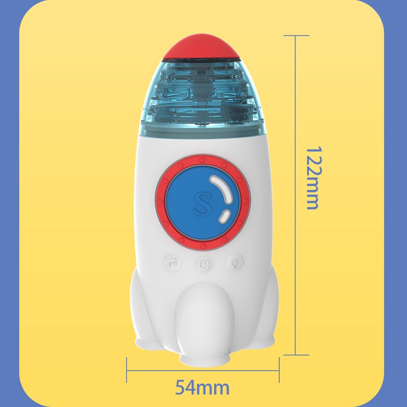 Wholesale hot sale New Easy nasal suction device Nose Cleaner Cute cartoon Rocket Baby Electric Nasal Aspirator