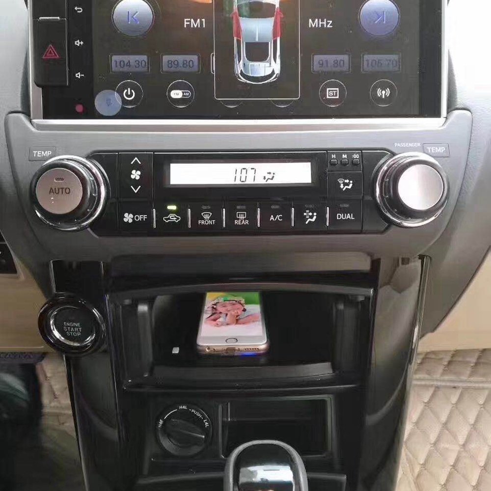 Leamore Car Accessories For Hyundai PRADO 2010-2017 Wireless Charger Pad QI Mobile Phone Accessories Battery Charger