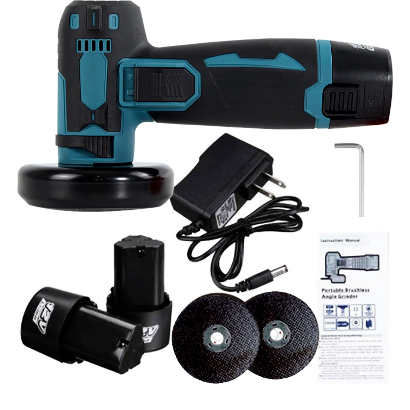 Promotional 3" inch 75mm Angle grinder DIY Household 12V cordless cheap cutting polishing machine renovation gift angle grinder