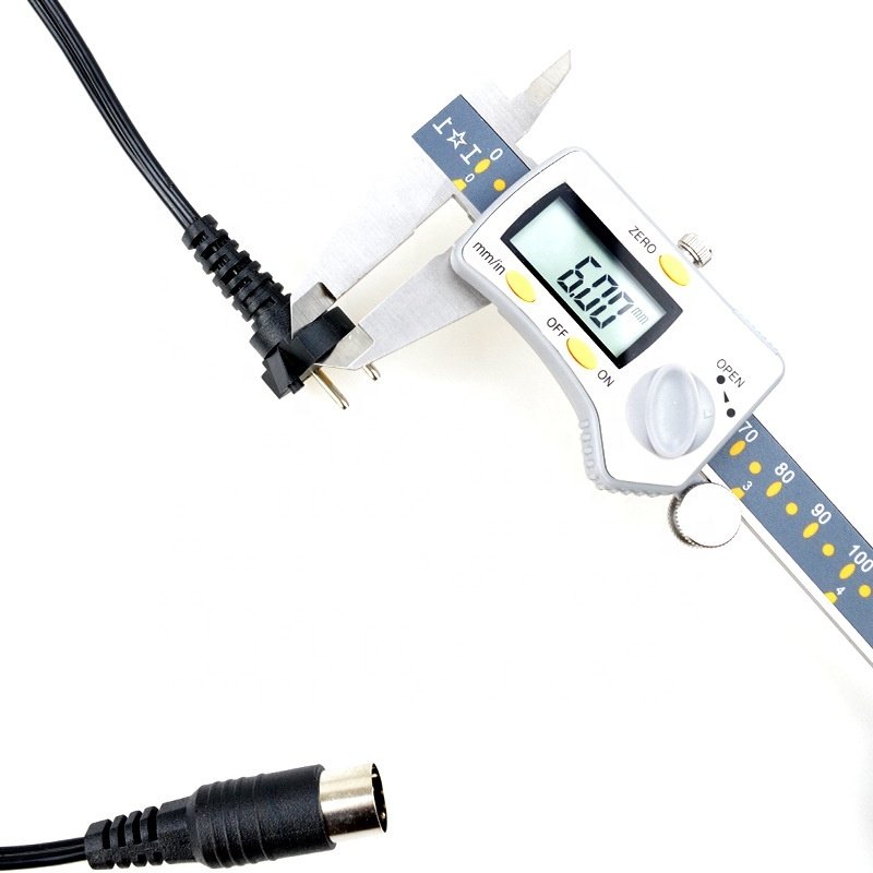 2 Type 3-pin 9mm 6mm Strong 210 105 102L Handpiece Power Cable Electric Manicure Drill Accessories For Manicure machine