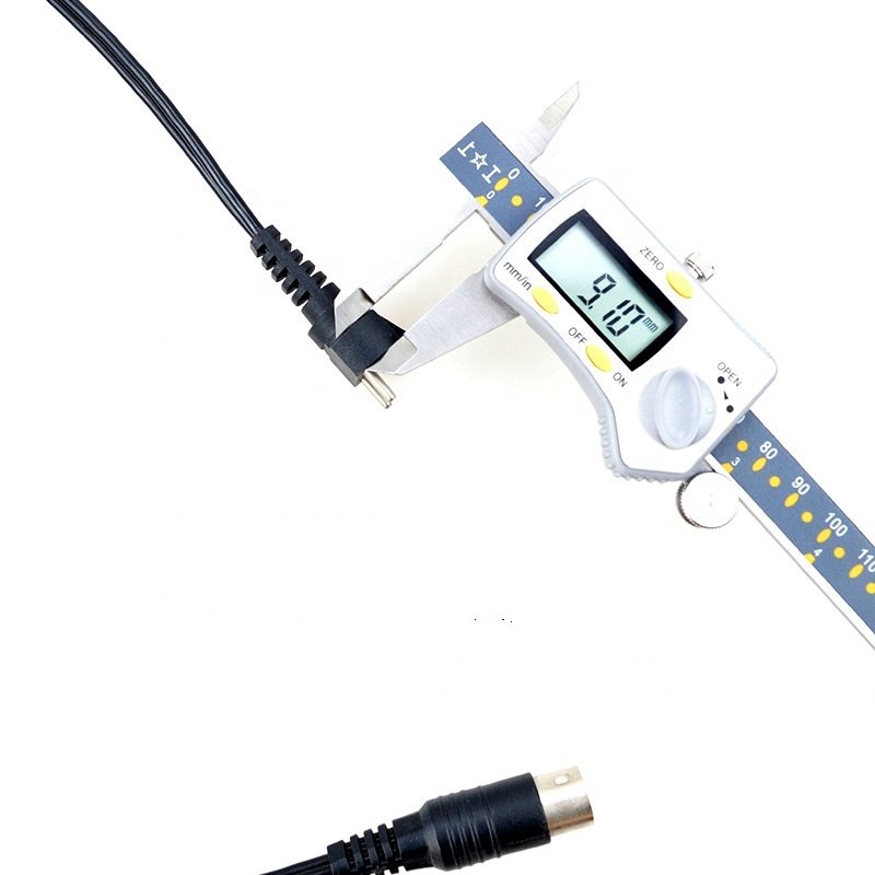 2 Type 3-pin 9mm 6mm Strong 210 105 102L Handpiece Power Cable Electric Manicure Drill Accessories For Manicure machine