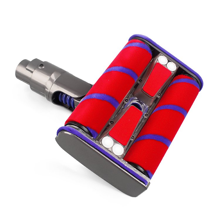 Carpet Hard Floor Electric Double Soft Roller Vacuum Cleaner Head Brush For Dysons V7 V8 V10 V11 Vacuum Parts Accessory