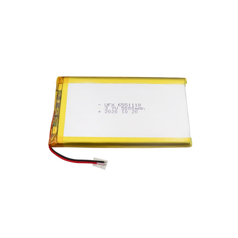 Rechargeable Lithium-ion Cell Manufacturer UFX 6551118 5000mAh 3.7V High Quality Rechargeable Battery