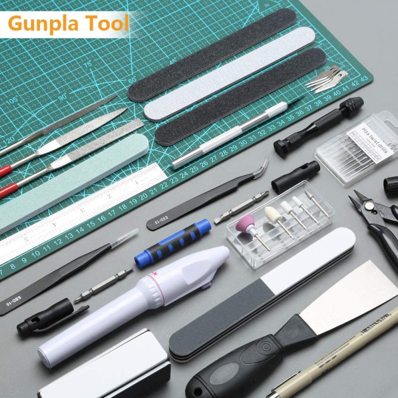42pcs Model Building Tools Combo For Gundam Tool Hobby Model DIY Accessories Grinding Polishing Gundam Model Tools Kit