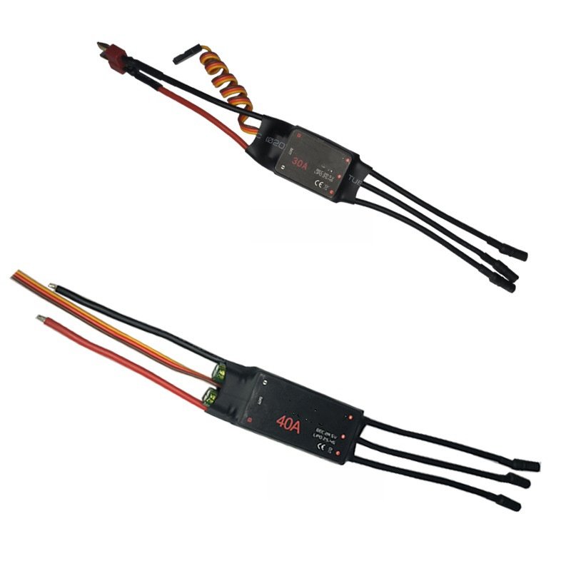 Waterproof 40A Brushless ESC for Multi-Rotor Drone 30A 4S LIPO Battery with Remote Control